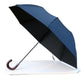 Ramuda Folding Umbrella, Limited Edition, Men's, Lambda, Koshu Weave, Genuine Leather Embossed, Y-1109 