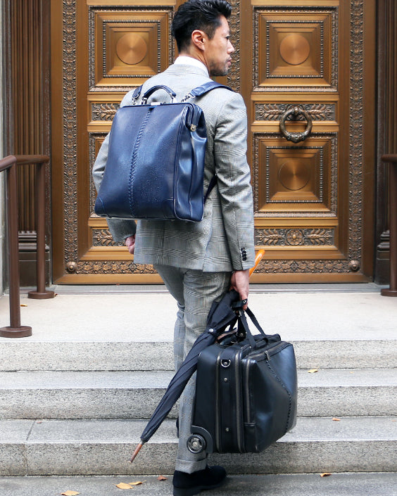 【極美品・カリン木手】豊岡鞄 YOUTA ヨータ ダレスバッグ ビジネスリュック YOUTA 【カリン木手SET】ダレスバッグ ダレスバック 本革 豊岡 日本製
