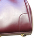 ◆Dulles Bag XS Size Lacquered Wooden Handle SET Y59 [LIGHT] Burgundy