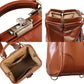 Mini Dulles Bag XS Size Lacquered Wooden Handle SET Y60 [LIGHT]