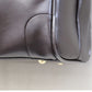◆Dulles Bag S size lacquered wooden handle SET Y9 [LIGHT] Chocolate