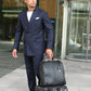 ◆Toyooka Bags Certified [Bag Bones SET] Dulles Bag Toyooka Bags Genuine Leather Included L Size YK3 [LIZARD] Black