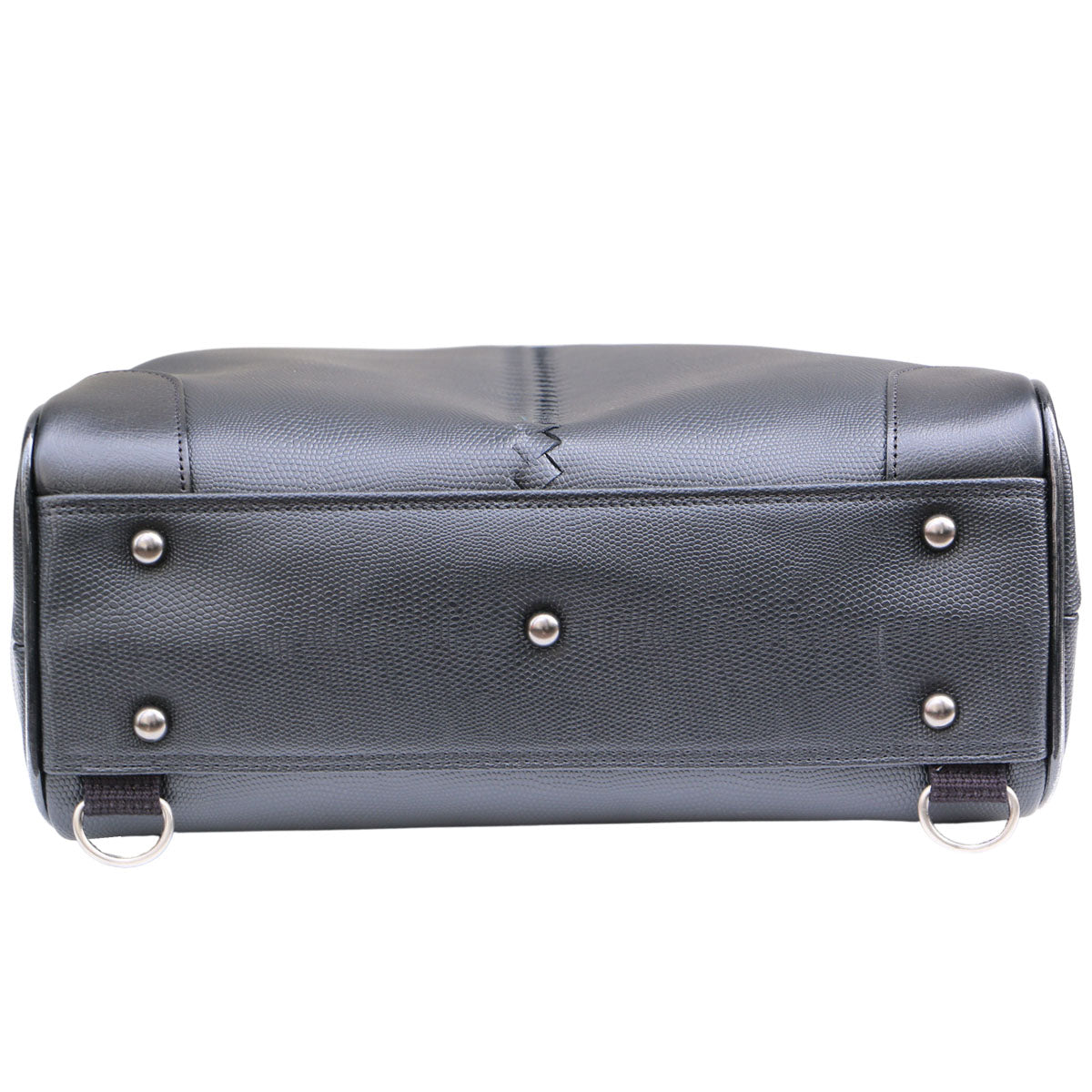 ◆Toyooka Bags Certified [Genuine Leather Handle SET] Dulles Bag Toyooka Bags L Size YK3 [LIZARD] Navy
