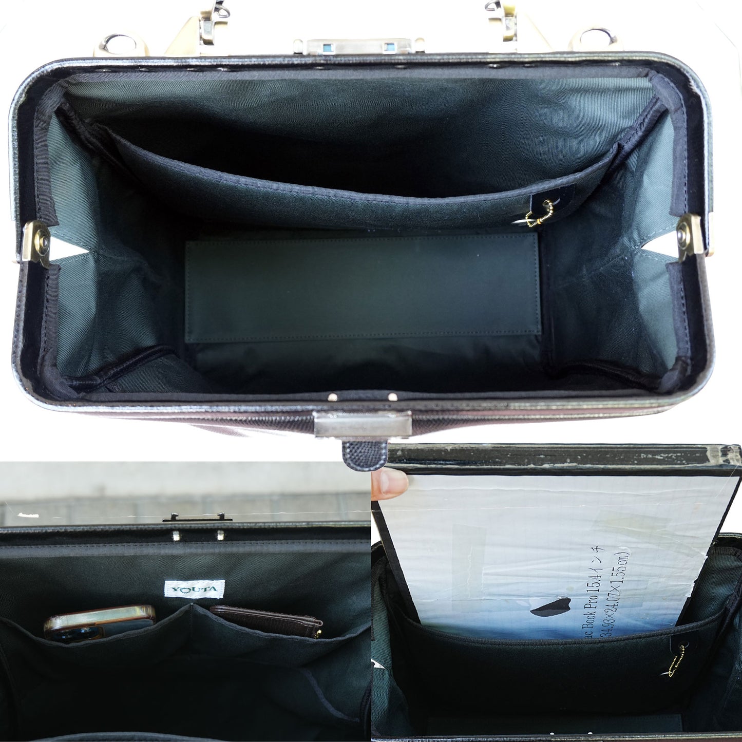 【先行予約特典付き】ダレスバッグ 縦型 Lサイズ  20周年記念限定　漆黒リザード　限定１５個　 YK3