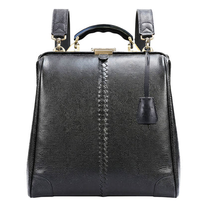 【先行予約特典付き】ダレスバッグ 縦型 Lサイズ  20周年記念限定　漆黒リザード　限定１５個　 YK3