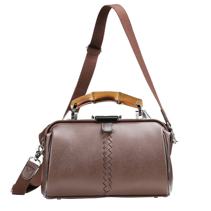 【バンブーハンドルSET】豊岡鞄認定  ミニダレスショルダー 豊岡鞄 本革付属 XSサイズ yk31【Lizard】 (コピー)