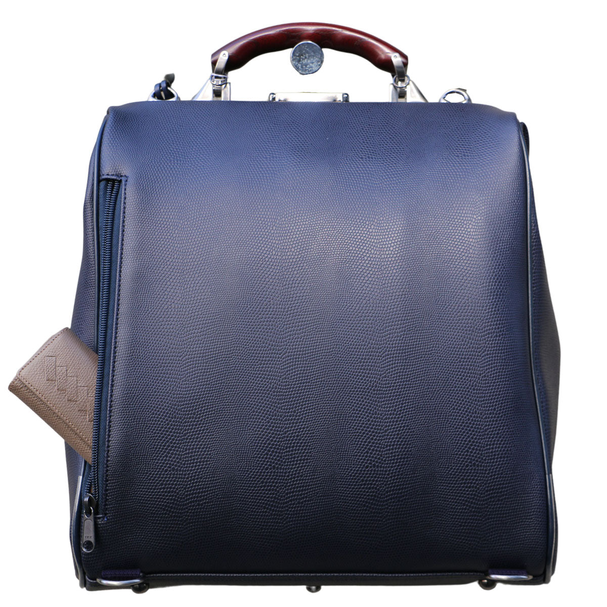 Lizard genuine leather handle M Toyooka bag, duffel bag, backpack