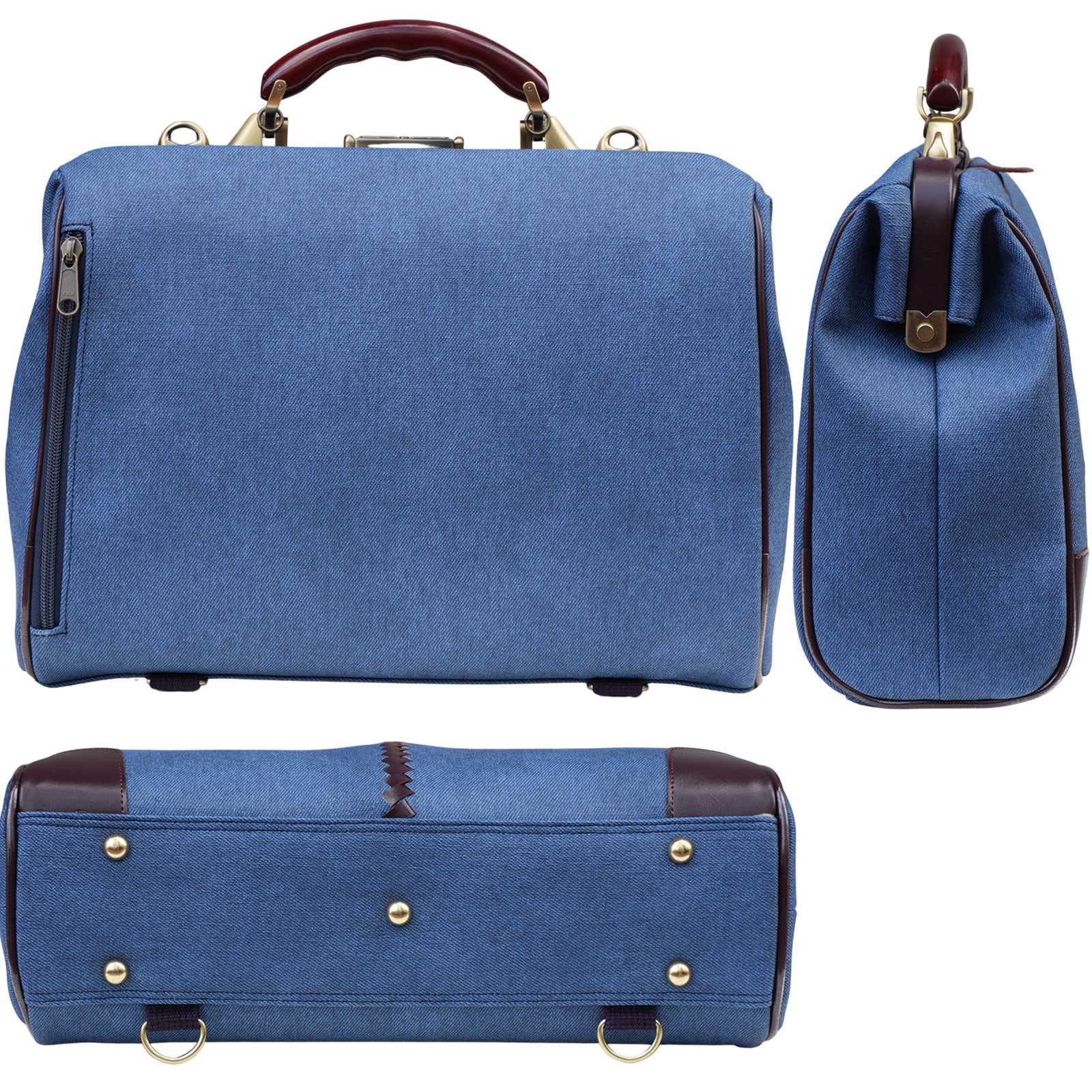 15個限定生産、2026春夏Limitedカラー「鳴門デニム」横型 ダレスバッグ