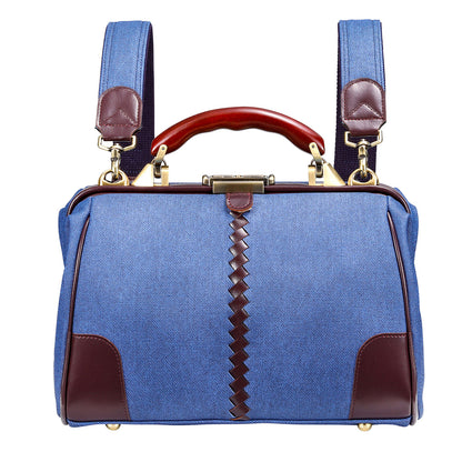 15個限定生産、2026春夏Limitedカラー「鳴門デニム」横型 ダレスバッグ XS　YK59