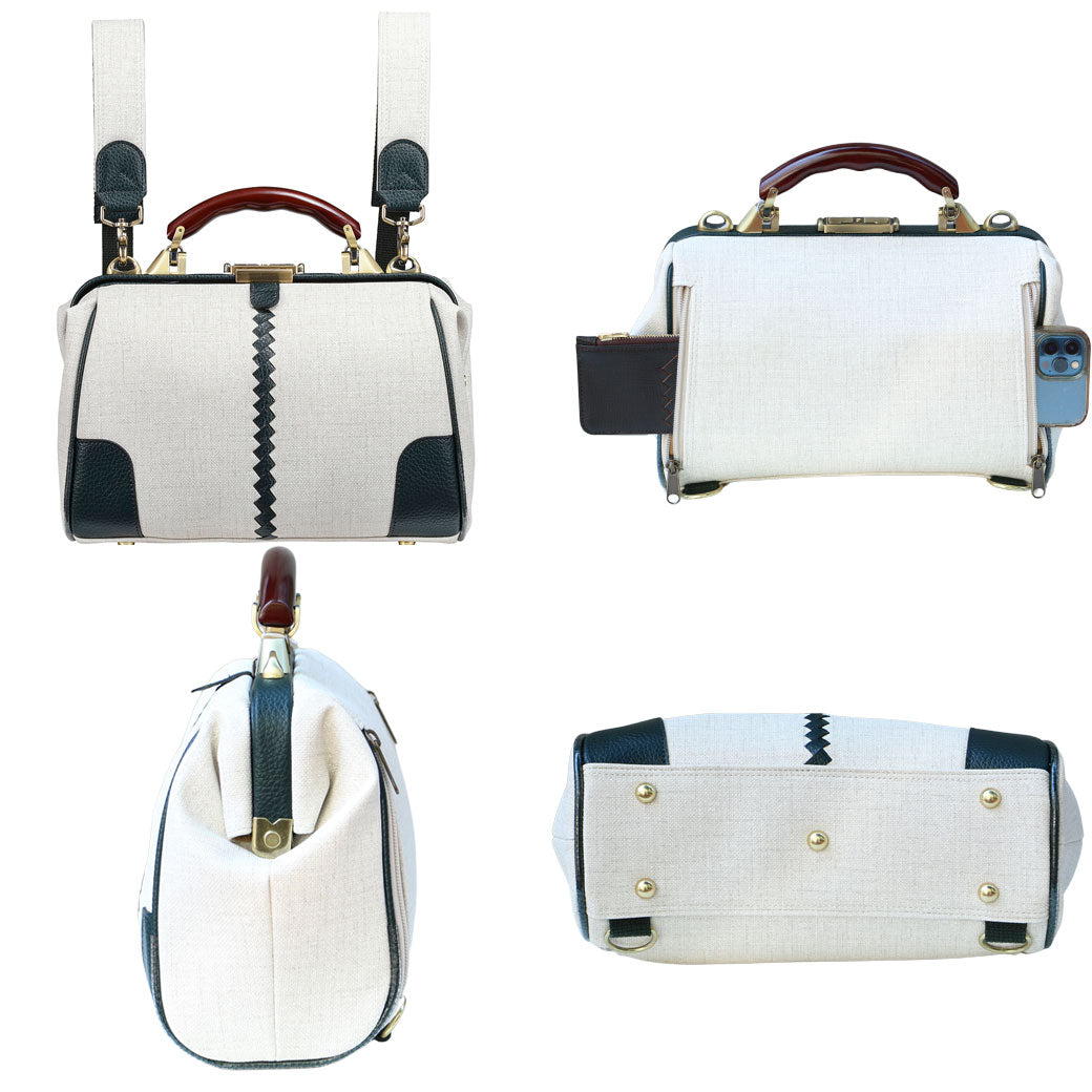 【15個限定カラー　オクタビア】横型ダレスバッグ XS　YK-0059