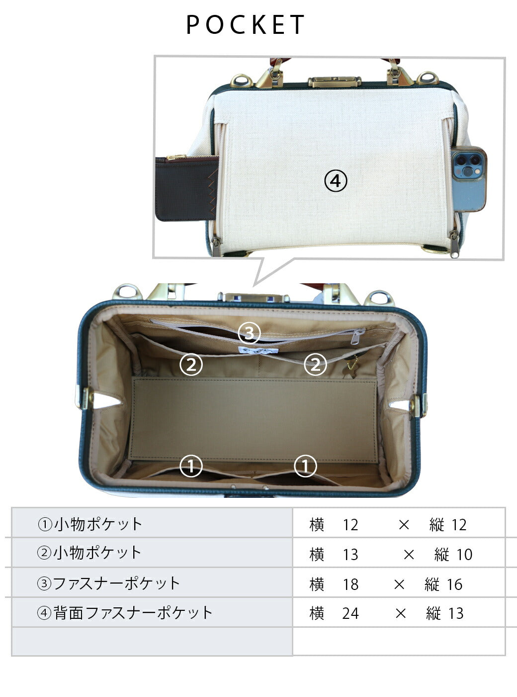 【12月中旬発送】【ウォルナット木手セット】【15個限定カラーオクタビア】横型ダレスバッグ XSサイズ　YK59【送料無料】