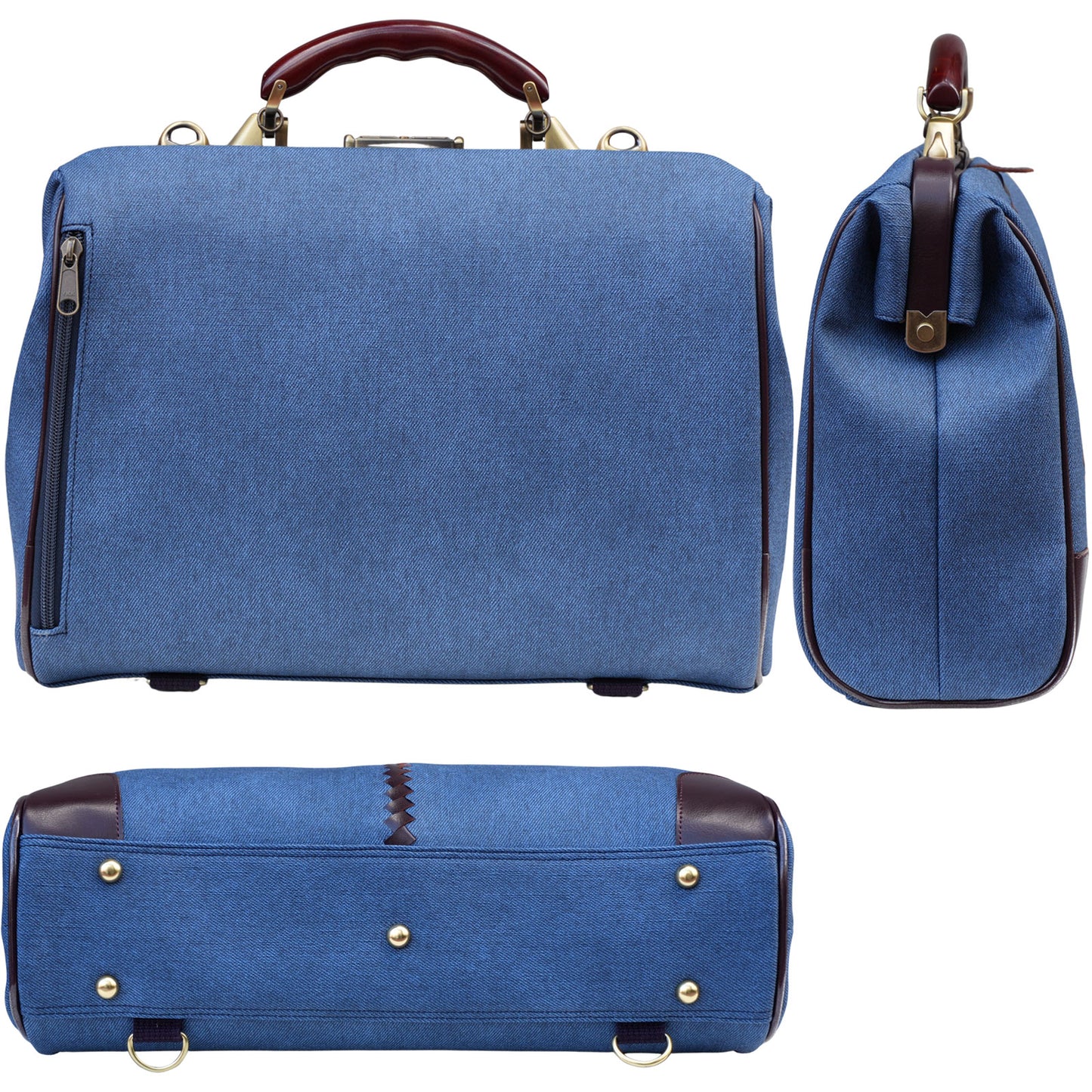 15個限定生産、2026春夏Limitedカラー「鳴門デニム」横型ダレスバッグM YK7