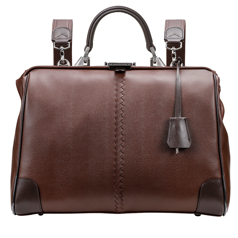 Toyooka Bags Certified [Genuine Leather Long Handle SET] Dulles Bag Toyooka Bags M Size Long Handle SET YK7 [LIZARD]